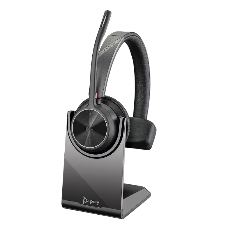 Poly Voyager 4310 UC Headset with Charging Stand
