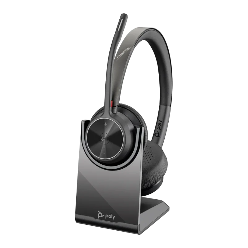 Poly Voyager 4320 UC Wirless Headset With Stand