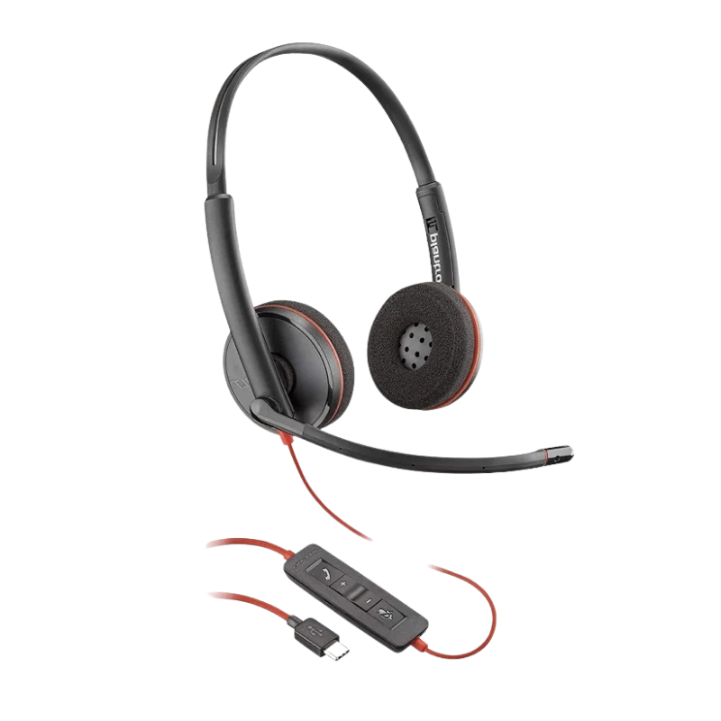 Poly Blackwire 3220 Stereo USB-C Headset
