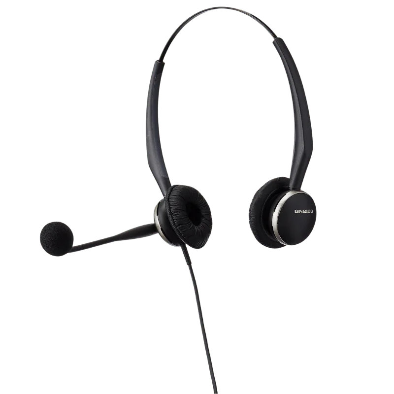 Jabra GN2125 Telecoil Corded Headset for Special Hearing Needs