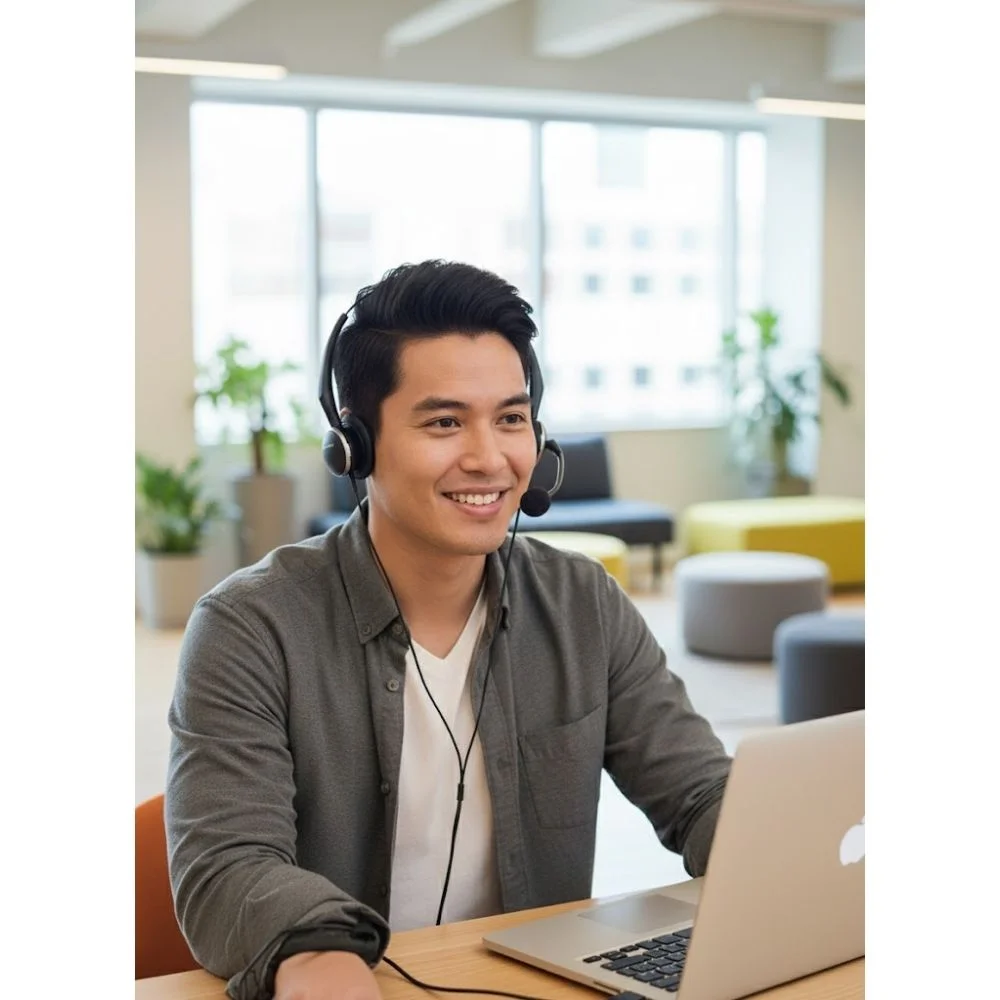 Jabra GN2125 Telecoil Corded Headset for Special Hearing Needs