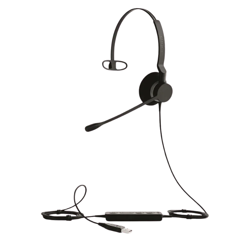 Jabra BIZ 2400 II Mono, Ultra Noise Canceling, 3-in-1 Wearing Styles