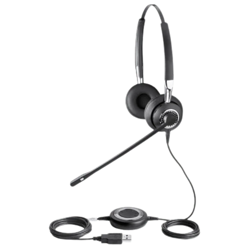 Jabra BIZ 2400 II Duo IP Noise Cancelling USB Wired Headset