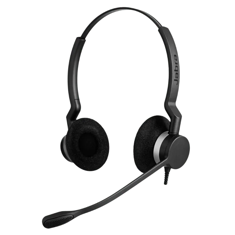 Jabra BIZ 2300 USB Duo Noise Cancelling Microphone Corded Headset