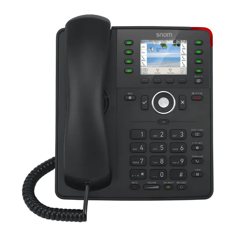 Snom D735 SIP Phone 2.8in Color LCD