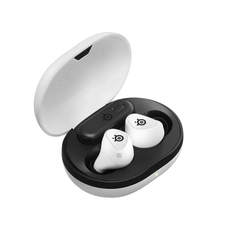 SteelSeries Professional Gaming Gear Arctis Gamebuds White True Wireless Noise Canceling