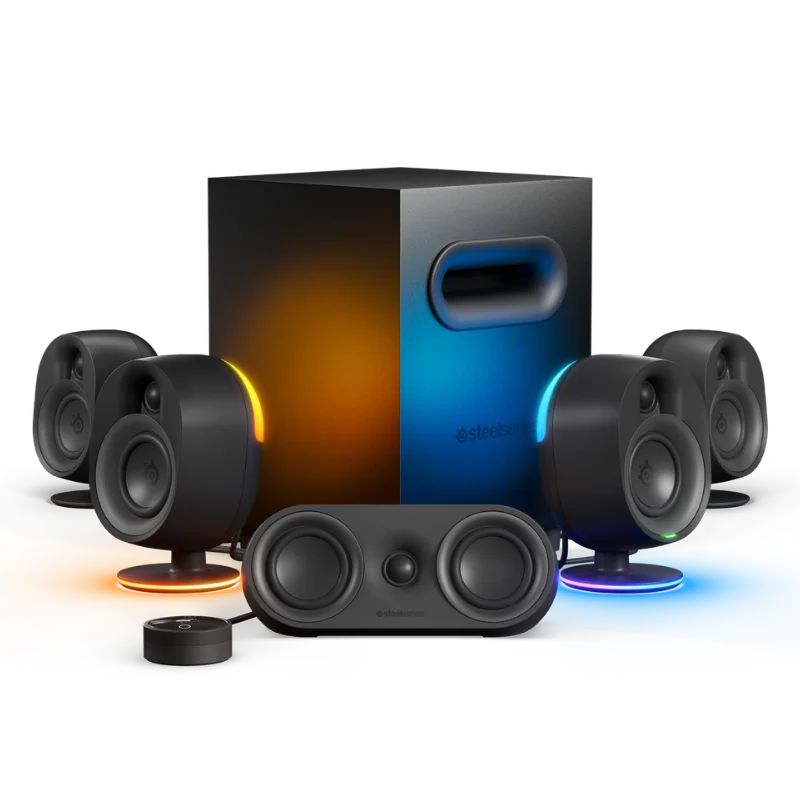 SteelSeries Professional Gaming Gear Arena 9 Speakers 5.1 Gaming Surround Sound USB