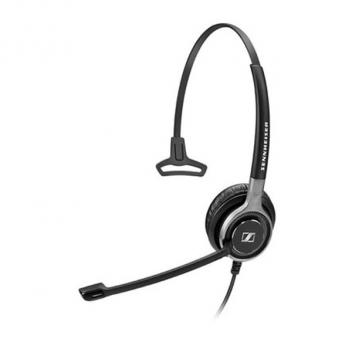 Sennheiser SC630 Ultra Noise Canceling Mono Headset, durable design, and large ear cushions