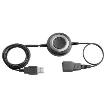 Jabra Link 280, QD to USB Adapter with inline Controls, Straight Cord