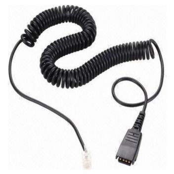 Jabra GN8000 Headset Coil Cord with GN QD