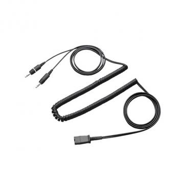 Plantronics Quick Disconnect Cable to Dual 3.5 mm Plugs