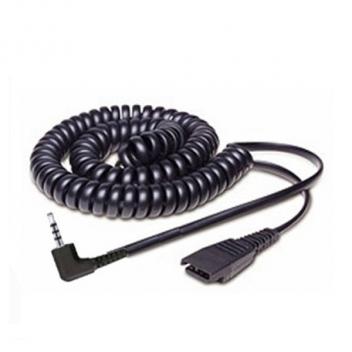 Jabra QD to 2.5mm Coiled Cord (for Nortel DECT 4027/4070 Mobile Phones)