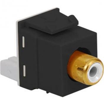 MODULE, RCA IDC, WHITE INSERT, BLACK