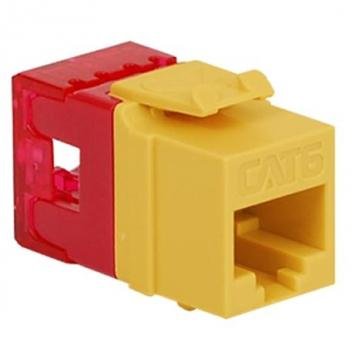 MODULE, CAT 6, HD, YELLOW