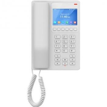 Compact Hotel Phone, Color LCD, WHT