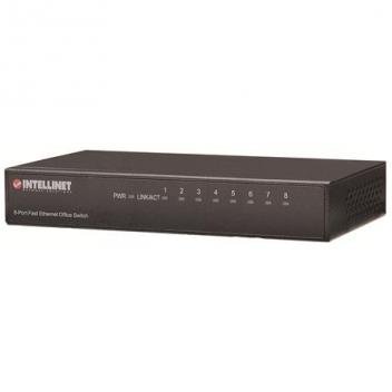 10/100 8 Port Switch, Desk, Metal