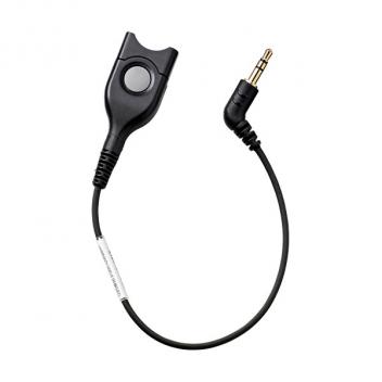 Sennheiser CCEL192 Dect/GSM cable, easy disconnect to 2.5 mm 4- pole plug, 6 in. straight cable