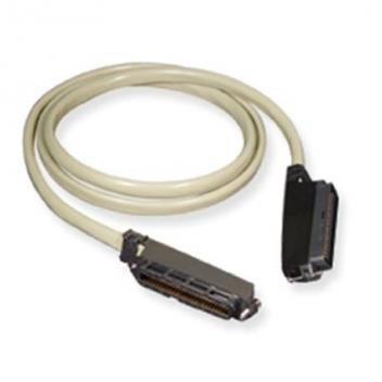 25-PAIR CABLE ASSEMBLY, F-M, 90°, 10'