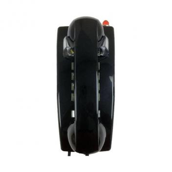 Cortelco Wall Phone with Message Light Black