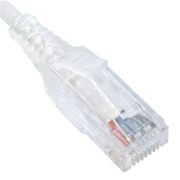 PATCH CORD, CAT 6 SLIM CLEAR SR 10PK 3F