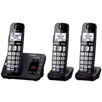 Panasonic KX-TGE234B Caller ID Expandable Cordless Handsets