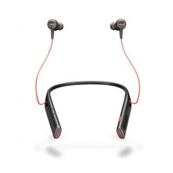 Plantronics Voyager 6200 UC USB-C Neckband Bluetooth Headset with Earbuds - Black