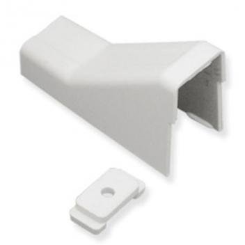 CEILING ENTRY & CLIP, 1 1/4", WH