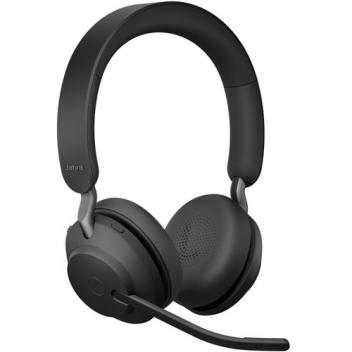 Jabra Evolve2 65 Link 380A UC Stereo Bluetooth Wireless headset - Black