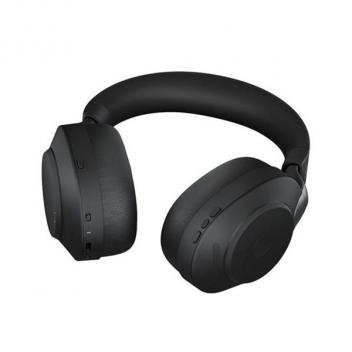 Jabra Evolve2 85 Link 380C UC Stereo Beige Wireless Headset - Black