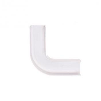 FLAT ELBOW, 1 1/4in, WHITE, 10PK