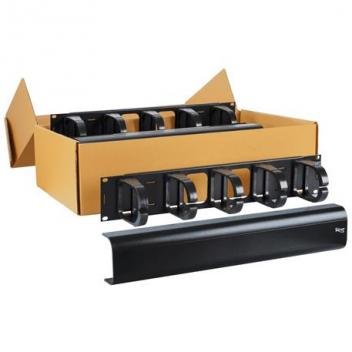 PANEL, CABLE MGMT INTERBAY, 2 RMS, 6PK