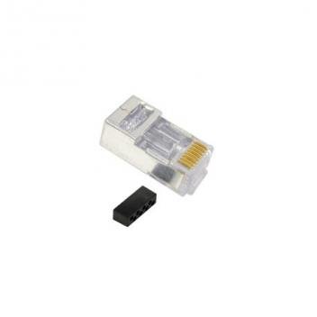 PLUG,CAT 6,SOLID/STRANDED,SHIELDED,100PK