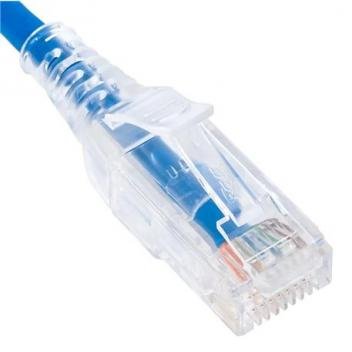 PATCH CORD, CAT 6 SLIM CLEAR SR 25PK 5FT