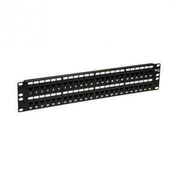 PATCH PANEL,CAT 6, FEED-THRU 48-P,2RMS