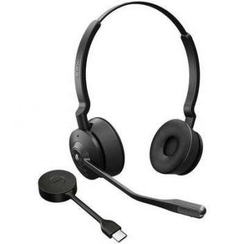 Jabra Engage 55 Sestereo, LINK400A, UC, Stand, na