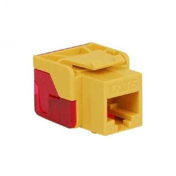 MODULE, CAT 6, EZ, YELLOW