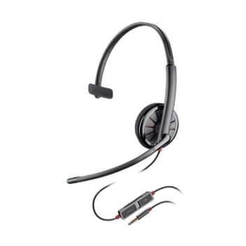 Plantronics Blackwire 225 Over The Head Monaural Corded Headset
