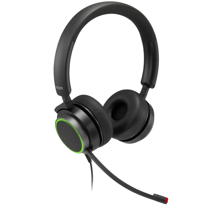 USB Double-Sided Binaural Headset