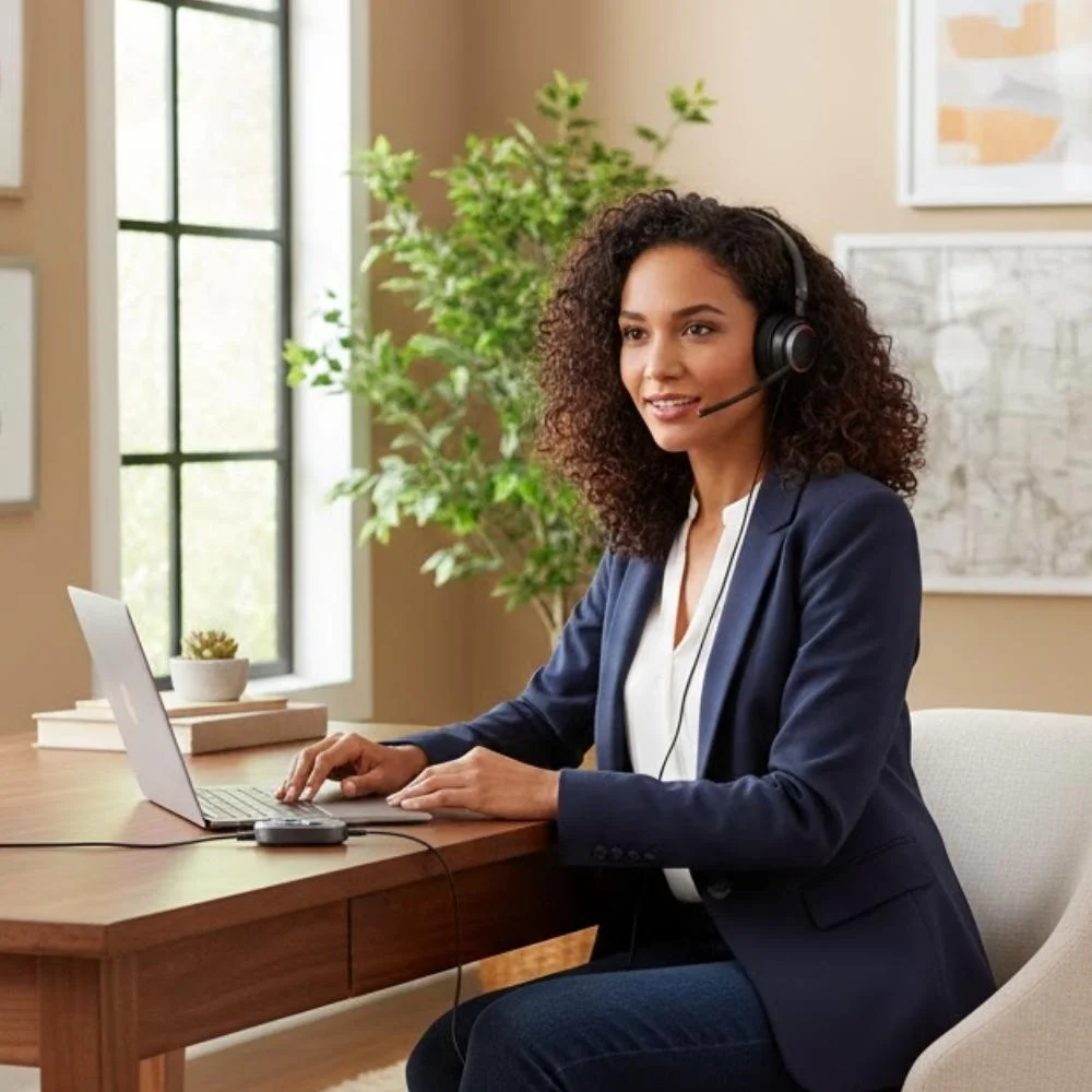 USB Single-Sided Monaural Headset