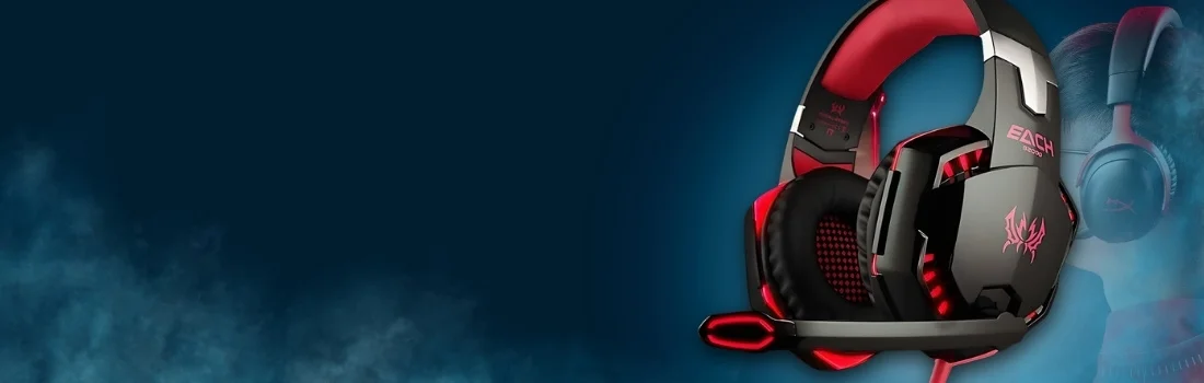 Red Gaming Headsets Banner