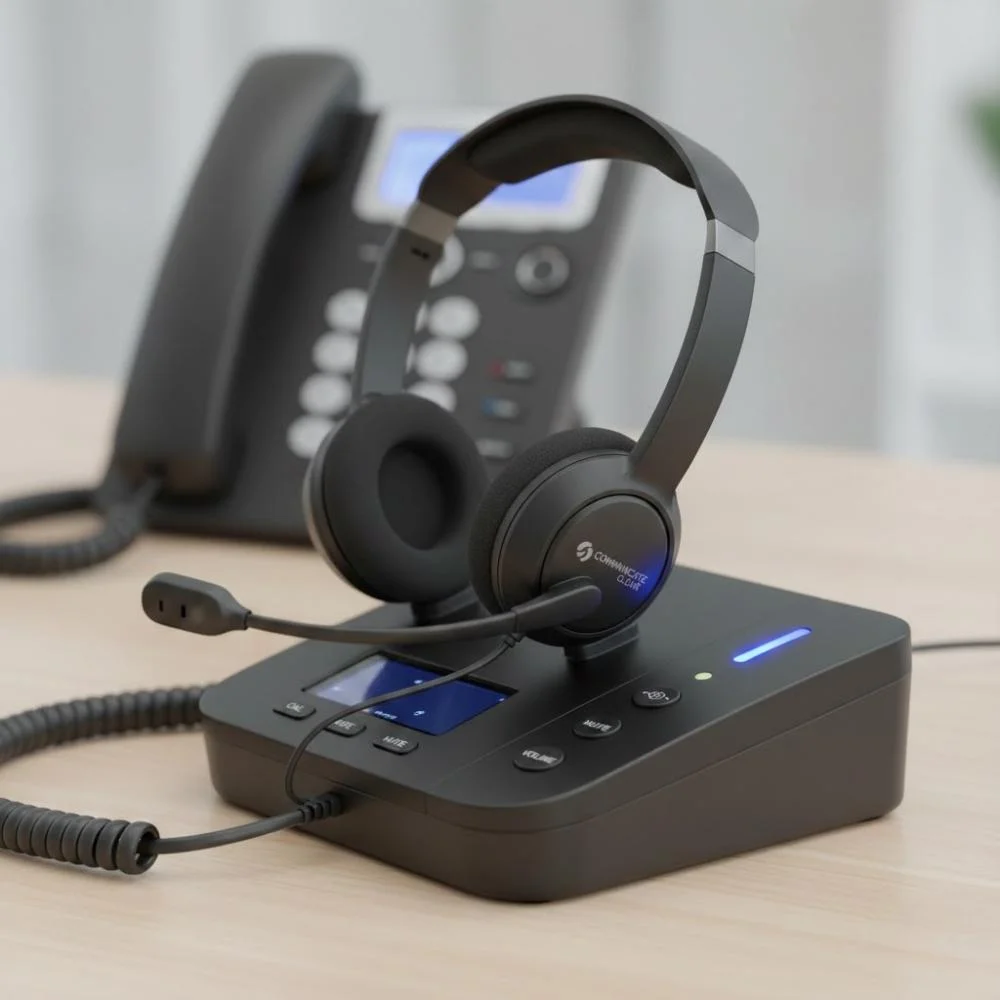 Telephone headset system