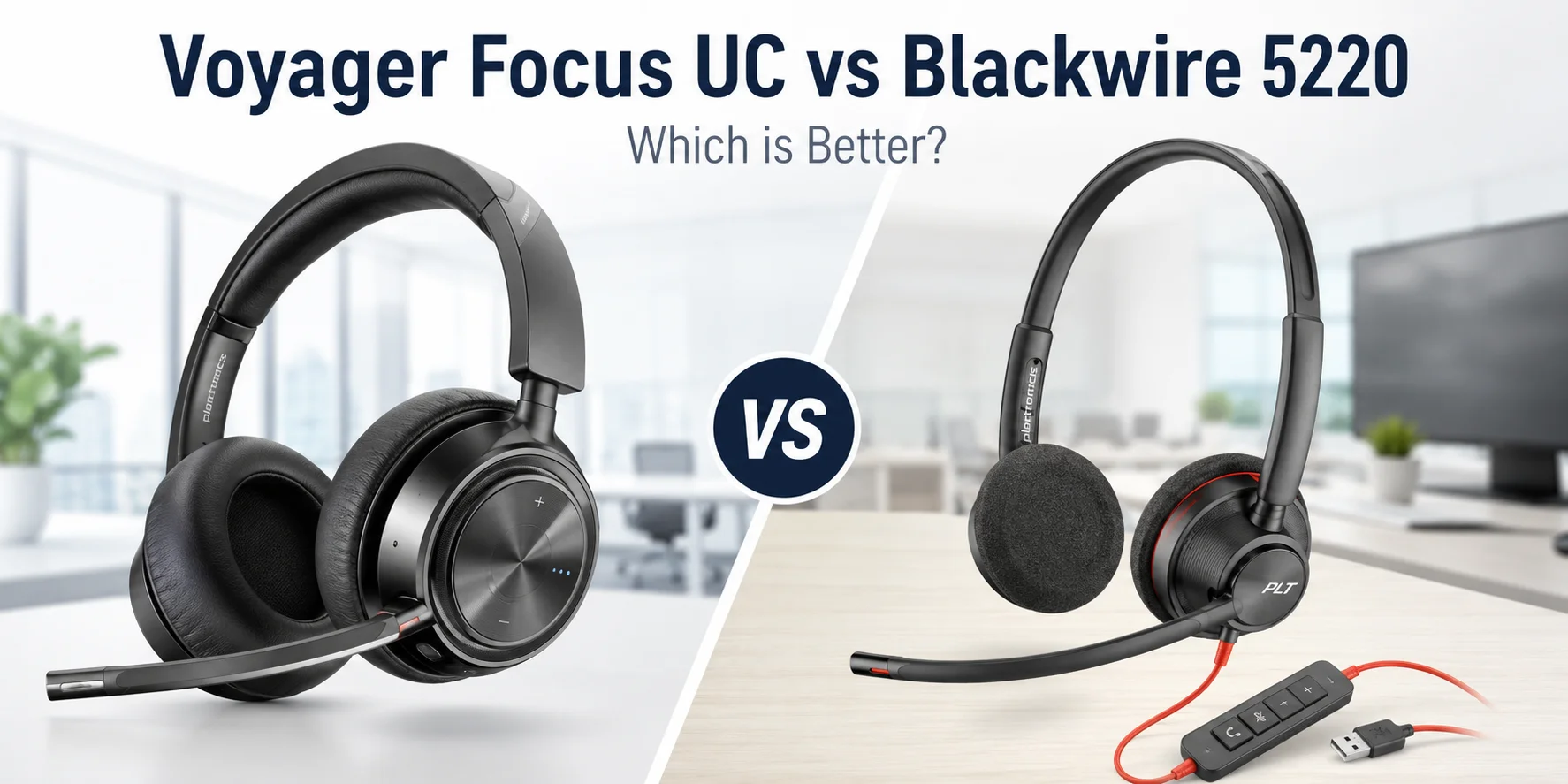 Voyager Focus UC vs Blackwire 5220: Which One to Choose!