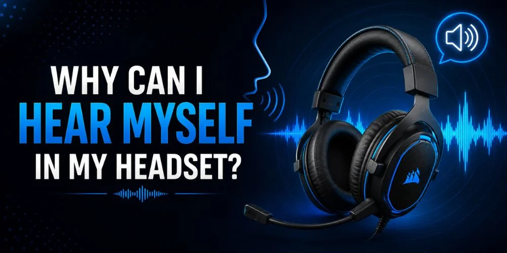 Why can I Hear Myself in my Headset? Reasons & (Solutions)