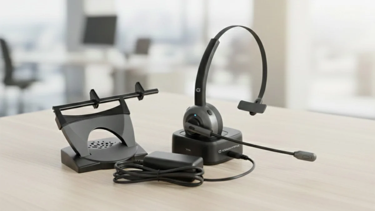 Call control button on wireless headset for Cisco phones