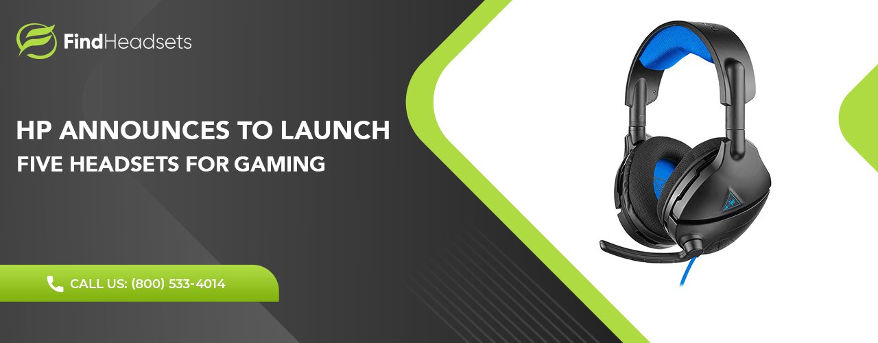 HP Announces to Launch Five Headsets for Gaming