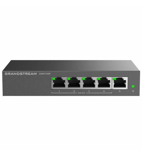 Layer 2 Unmanaged Switch, 5x GigE, Metal
