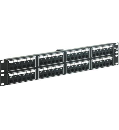 PATCH PANEL,F-TELCO,8P2C,48-PORT,2RM