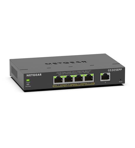 5 Port GB HP PoE Smart Plus