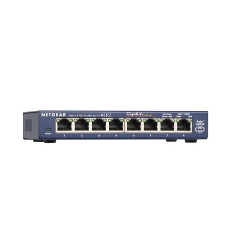 NET-GS108E-300NAS ProSafe 8 Port Gigabit Switch