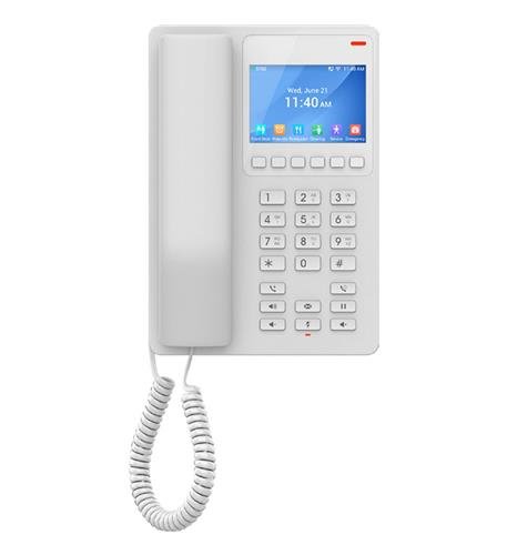 Compact Hotel Phone, Color LCD, WHT